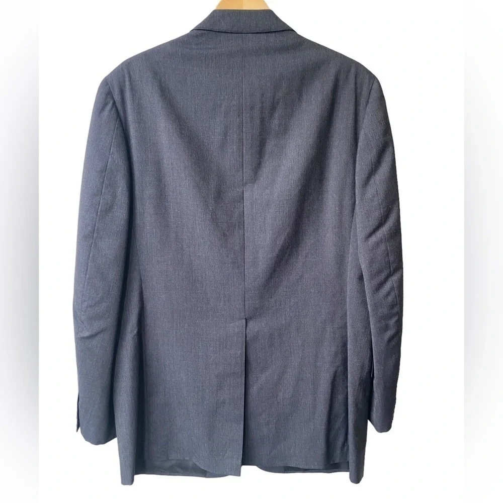 Brooks‎ Brothers 100% Wool Size 44 Navy Blue Sport Coat Suit Jacket